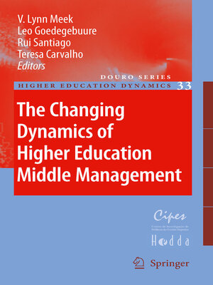 cover image of The Changing Dynamics of Higher Education Middle Management